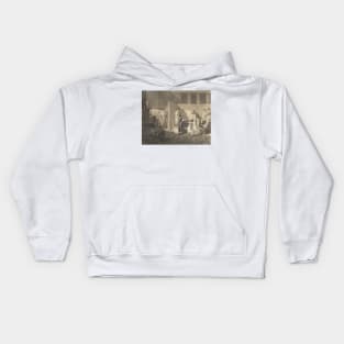 Study for The Lictors Bringing Brutus the Bodies of his Sons by Jacques-Louis David Kids Hoodie